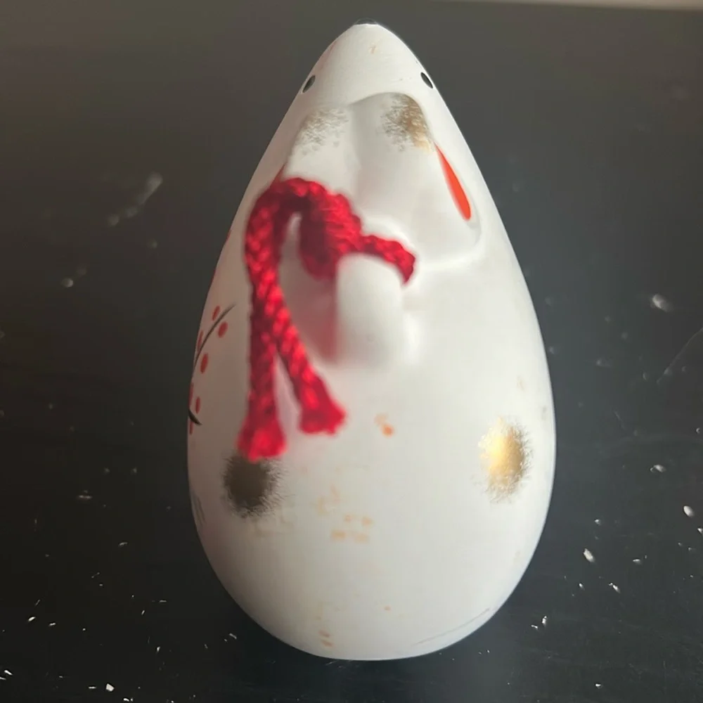 White Clay pottery Japanese Mouse Bell